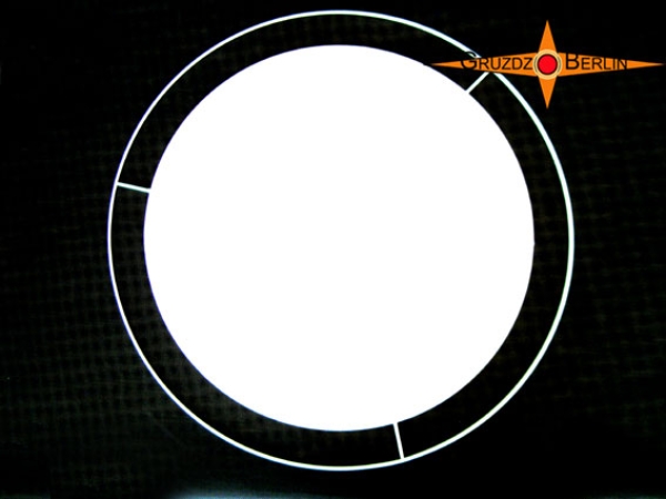 Lampendiffusor D 70 cm mit Lichtrand für Lampenschirme