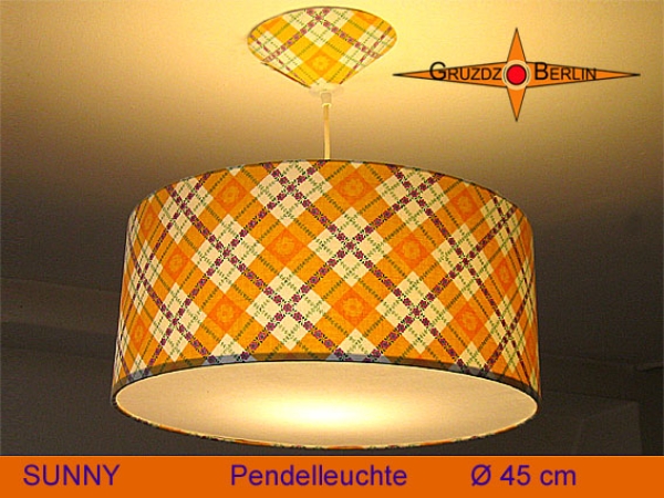 SUNNY Lichtobjekte Lampenschirme, Leuchten, Ø Pendellampe Leuchte und mit Retro Baldachin, cm, 45 Diffuser Gruzdz-Berlin: -